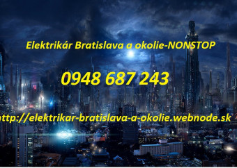 elektrikár Bratislava a okolie-NONSTOP
